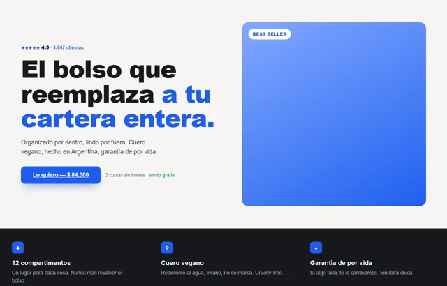 Modelo 10 — Landing